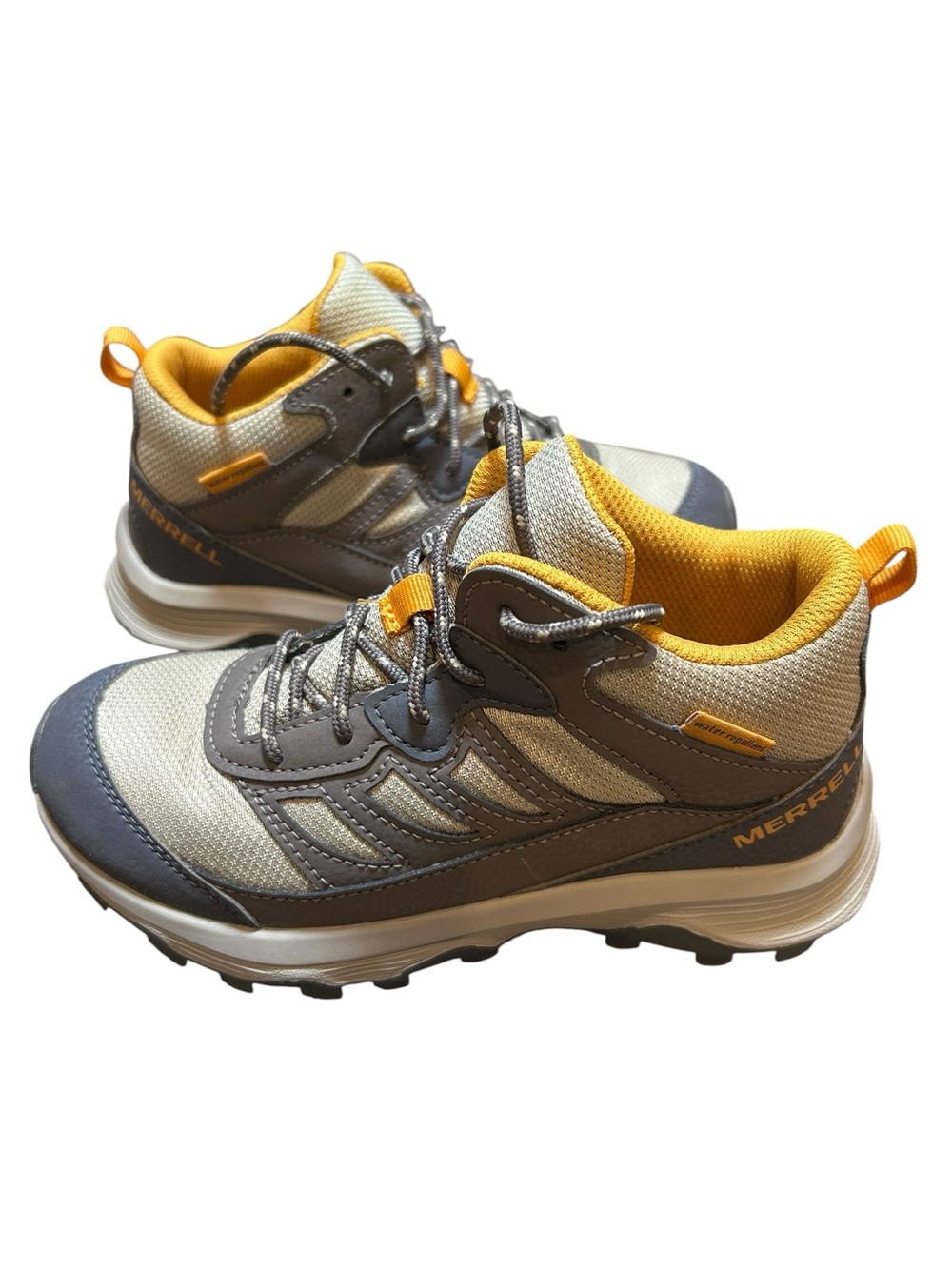 Merrell Kids Speed Strike Mid Waterproof Hiking Boots unisex big kids size 2